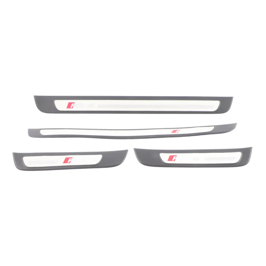 Front Rear Entrance Sill Trim Plate Left Right N/O/S Set to Audi RS4 B8 with Part number 8K0853374A Audi RS4 B8 Front Rear Entrance Sill Trim Plate Left Right N/O/S Set - SKU 8K0853374A - Part number 8K0853374A