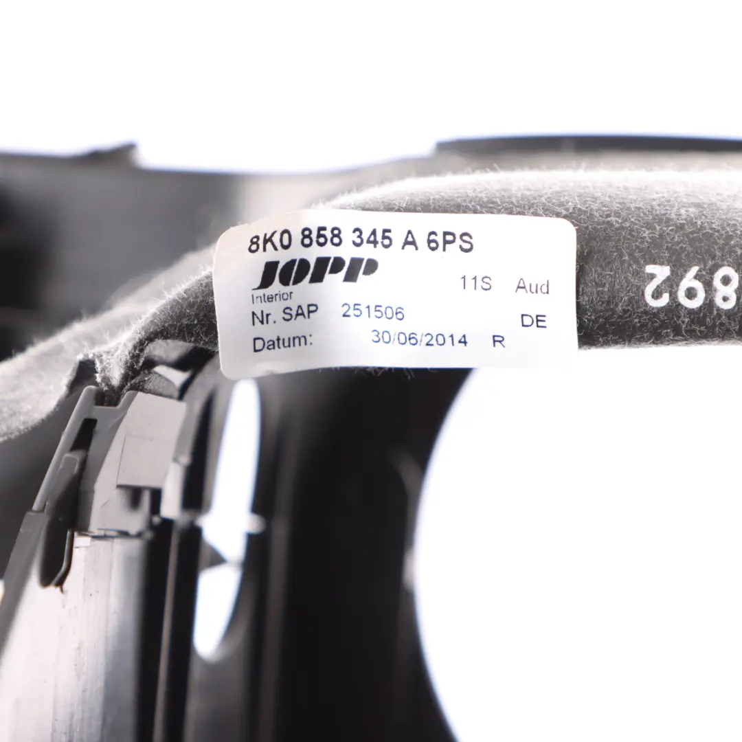 Steering Column Surround Cowl Trim Covering Panel to Audi A4 B8 with Part number 8K0858345A Audi A4 B8 Steering Column Surround Cowl Trim Covering Panel - SKU 8K0858345A - Part number 8K0858345A