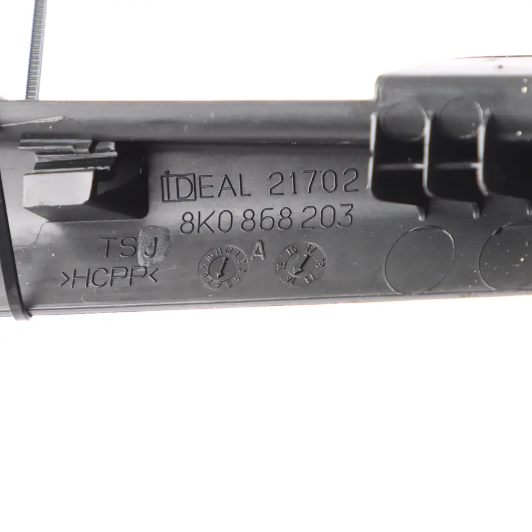 Lateral Trim Panel Bottom Kick Front Left N/S Black to Audi RS4 B8 with Part number 8K0868203A Audi RS4 B8 Lateral Trim Panel Bottom Kick Front Left N/S Black - SKU 8K0868203A - Part number 8K0868203A