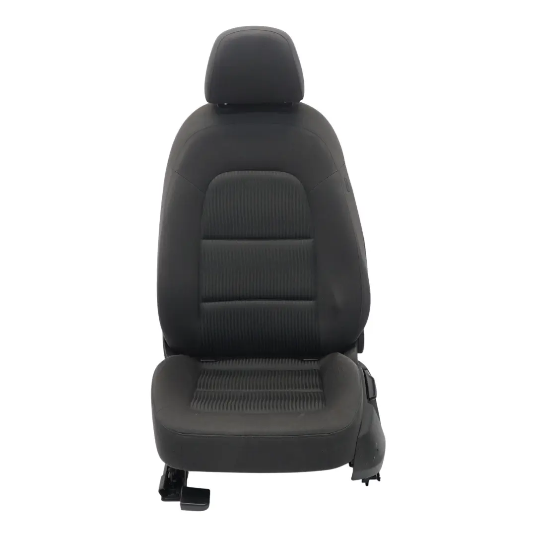 Audi A4 B8 Front Seat Left N/S Interior Cloth Fabric Black Soul - SKU 8K0881805-1 - Part number 8K0881805