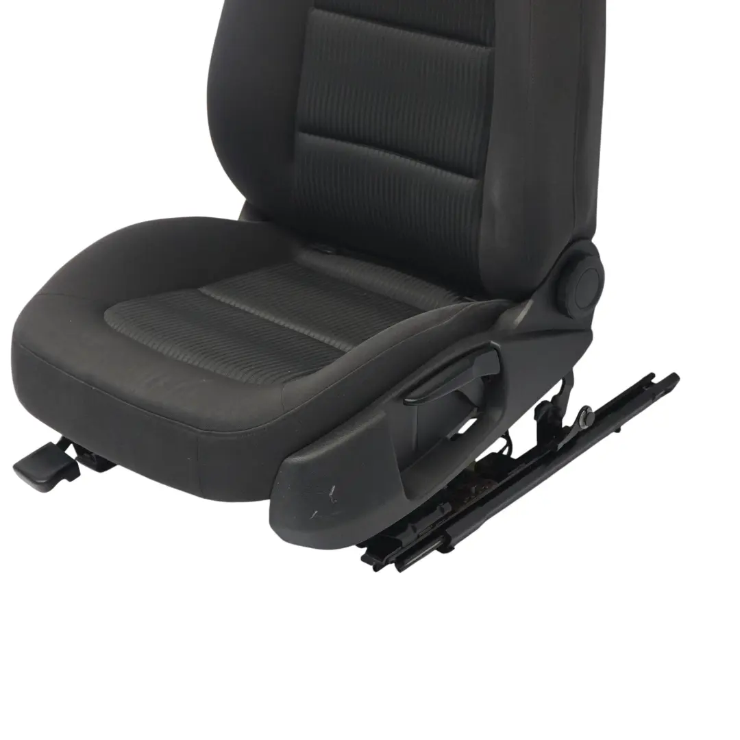 Audi A4 B8 Front Seat Left N/S Interior Cloth Fabric Black Soul - SKU 8K0881805-1 - Part number 8K0881805