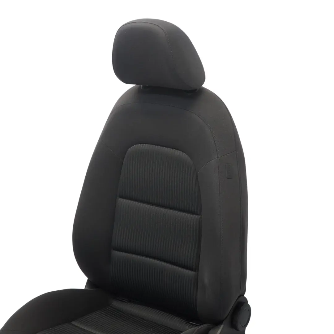 Audi A4 B8 Front Seat Left N/S Interior Cloth Fabric Black Soul - SKU 8K0881805-1 - Part number 8K0881805