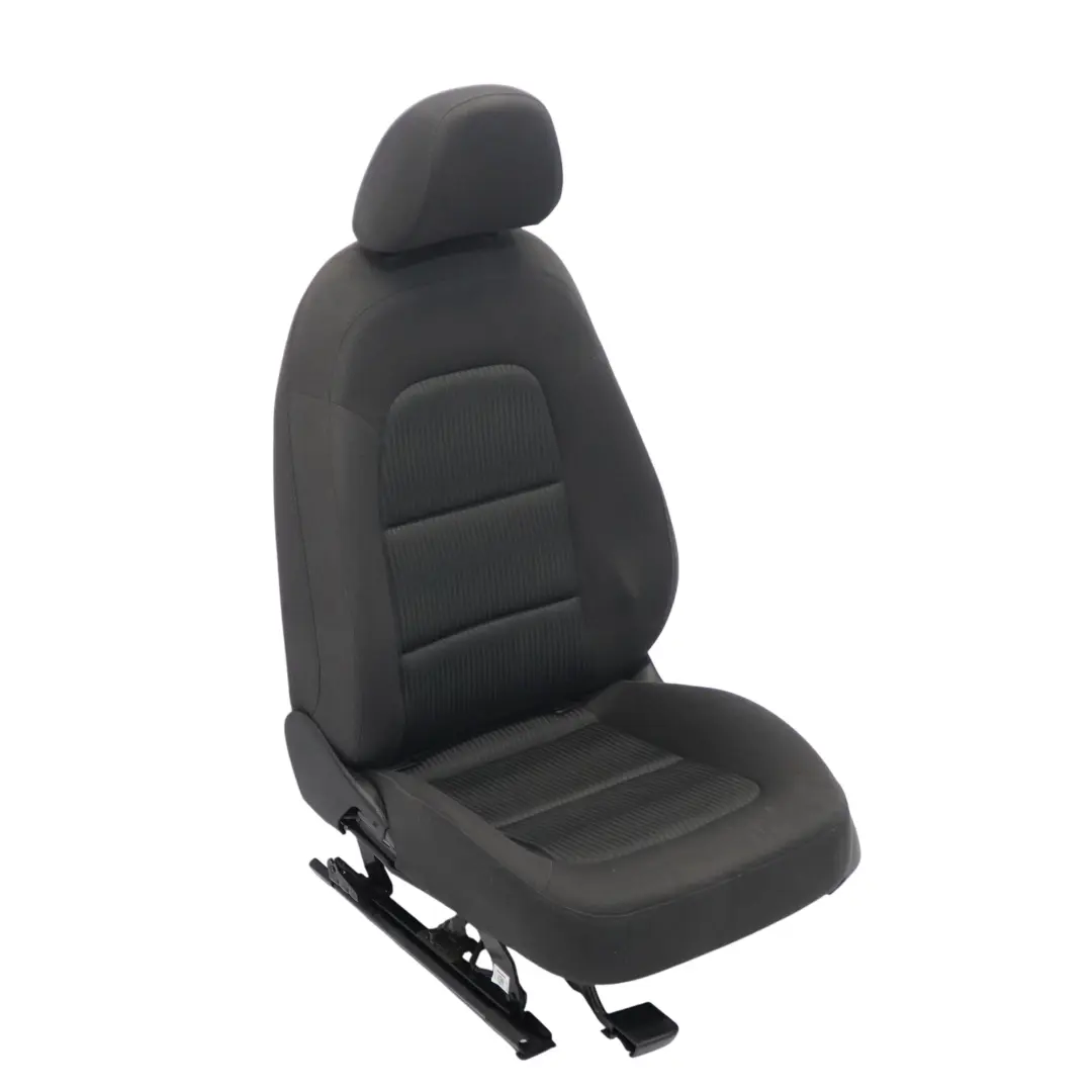 Audi A4 B8 Front Seat Left N/S Interior Cloth Fabric Black Soul - SKU 8K0881805-1 - Part number 8K0881805