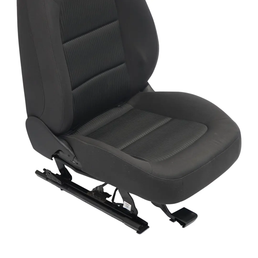 Audi A4 B8 Front Seat Left N/S Interior Cloth Fabric Black Soul - SKU 8K0881805-1 - Part number 8K0881805