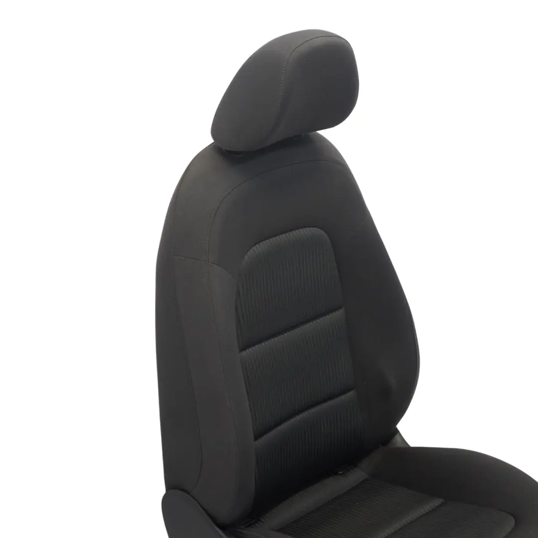 Audi A4 B8 Front Seat Left N/S Interior Cloth Fabric Black Soul - SKU 8K0881805-1 - Part number 8K0881805