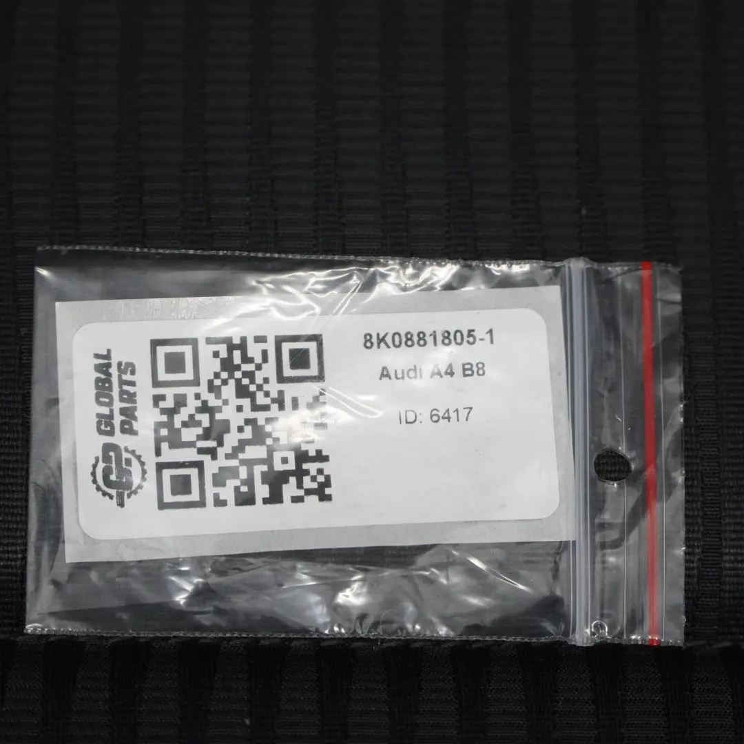 Audi A4 B8 Front Seat Left N/S Interior Cloth Fabric Black Soul - SKU 8K0881805-1 - Part number 8K0881805