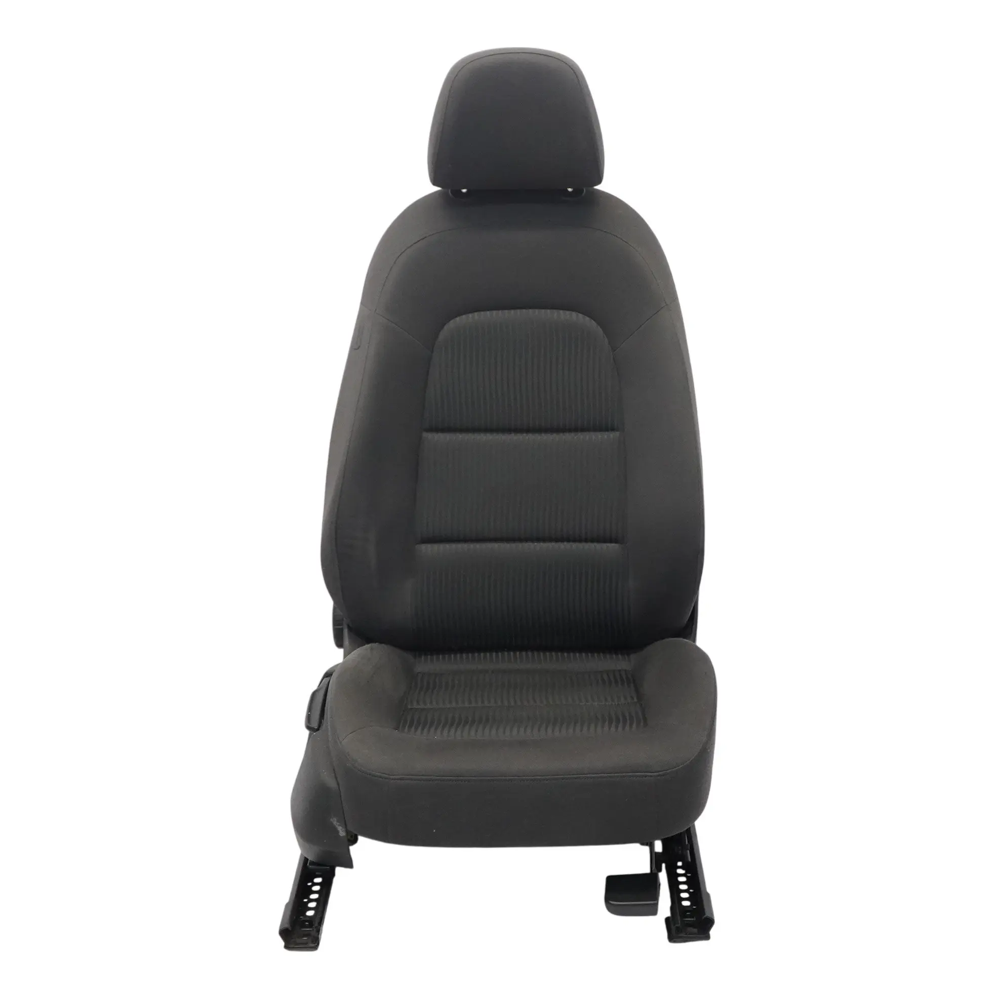 Audi A4 B8 Asiento Delantero Derecho Interior Tela Negro Soul