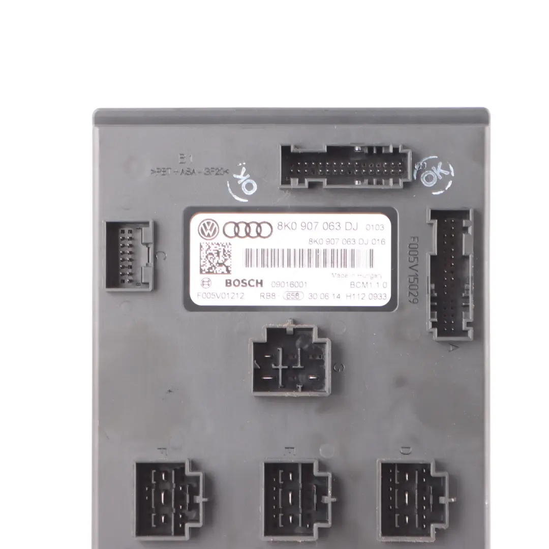 Moduł Komfortu BCM ECU do Audi RS4 B8 o numerze 8K0907063DJ Audi RS4 B8 Moduł Komfortu BCM ECU - SKU 8K0907063DJ - Numer Części 8K0907063DJ