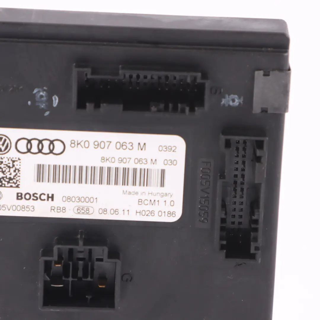 Audi A4 B8 A5 8T Body Control Comfort Unit Module Unit ECU - SKU 8K0907063M - Part number 8K0907063M