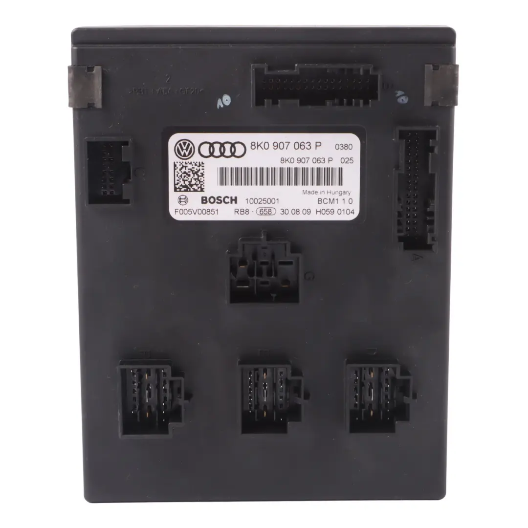 Audi A5 8T Body Comfort Control BCM Onboard Supply Module Unit ECU - SKU 8K0907063P - Part number 8K0907063P
