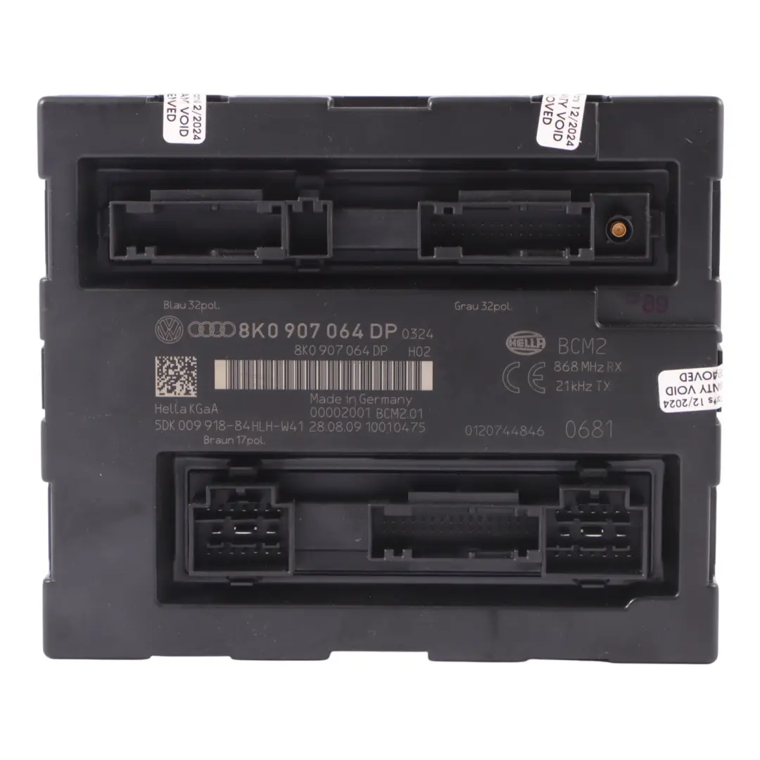 Body Control Modul BCM Komfortsteuergerät für Audi A4 B8 mit Teilenummer 8K0907064DP Audi A4 B8 Body Control Modul BCM Komfortsteuergerät - SKU 8K0907064DP - Teilenummer 8K0907064DP