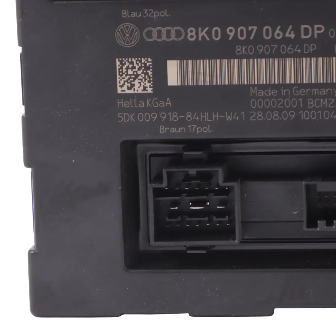 Module contrôle de la BCM Unité contrôle confort pour Audi A4 B8 à propos du numéro de pièce 8K0907064DP Audi A4 B8 Module contrôle de la BCM Unité contrôle confort - SKU 8K0907064DP - Numéro de pièce 8K0907064DP