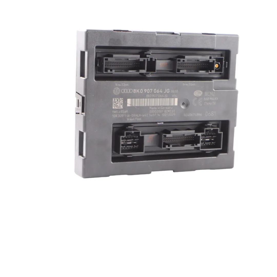 Body Control Comfort Unit Módulo BCM Unidad ECU para Audi RS4 B8 con número de pieza 8K0907064JJ Audi RS4 B8 Body Control Comfort Unit Módulo BCM Unidad ECU - SKU 8K0907064JJ - Número de pieza 8K0907064JJ