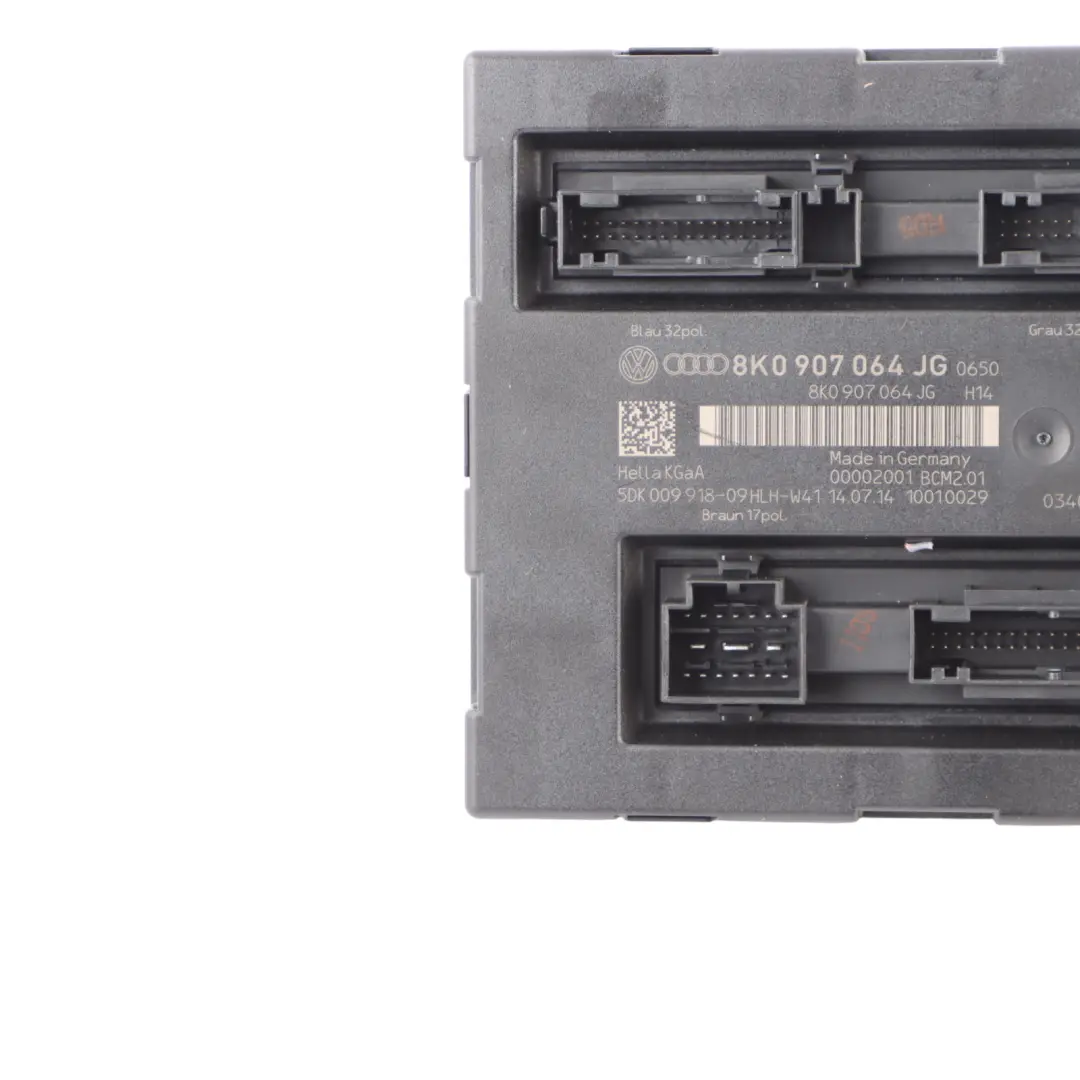 Module De Commande De Confort De Carrosserie BCM ECU pour Audi RS4 B8 à propos du numéro de pièce 8K0907064JJ Audi RS4 B8 Module De Commande De Confort De Carrosserie BCM ECU - SKU 8K0907064JJ - Numéro de pièce 8K0907064JJ