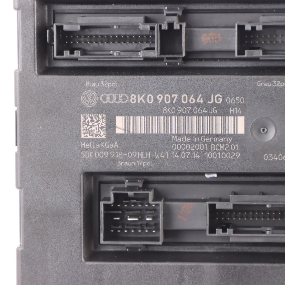 Body Control Comfort Unit Modulo BCM Unità ECU per Audi RS4 B8 con numero di parte 8K0907064JJ Audi RS4 B8 Body Control Comfort Unit Modulo BCM Unità ECU - SKU 8K0907064JJ - Numero di parte 8K0907064JJ