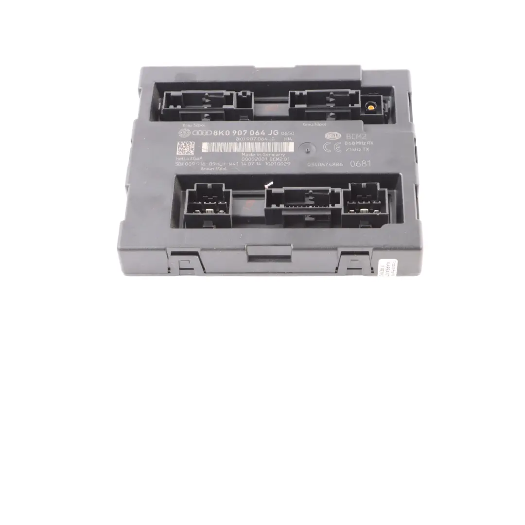 Body Control Comfort Unit Modul BCM Einheit ECU für Audi RS4 B8 mit Teilenummer 8K0907064JJ Audi RS4 B8 Body Control Comfort Unit Modul BCM Einheit ECU - SKU 8K0907064JJ - Teilenummer 8K0907064JJ