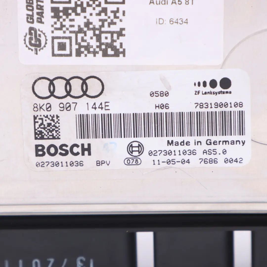 Sterownik Aktywnego Układu Kierowniczego ECU do Audi A5 8T o numerze 8K0907144E Audi A5 8T Sterownik Aktywnego Układu Kierowniczego ECU - SKU 8K0907144E - Numer Części 8K0907144E