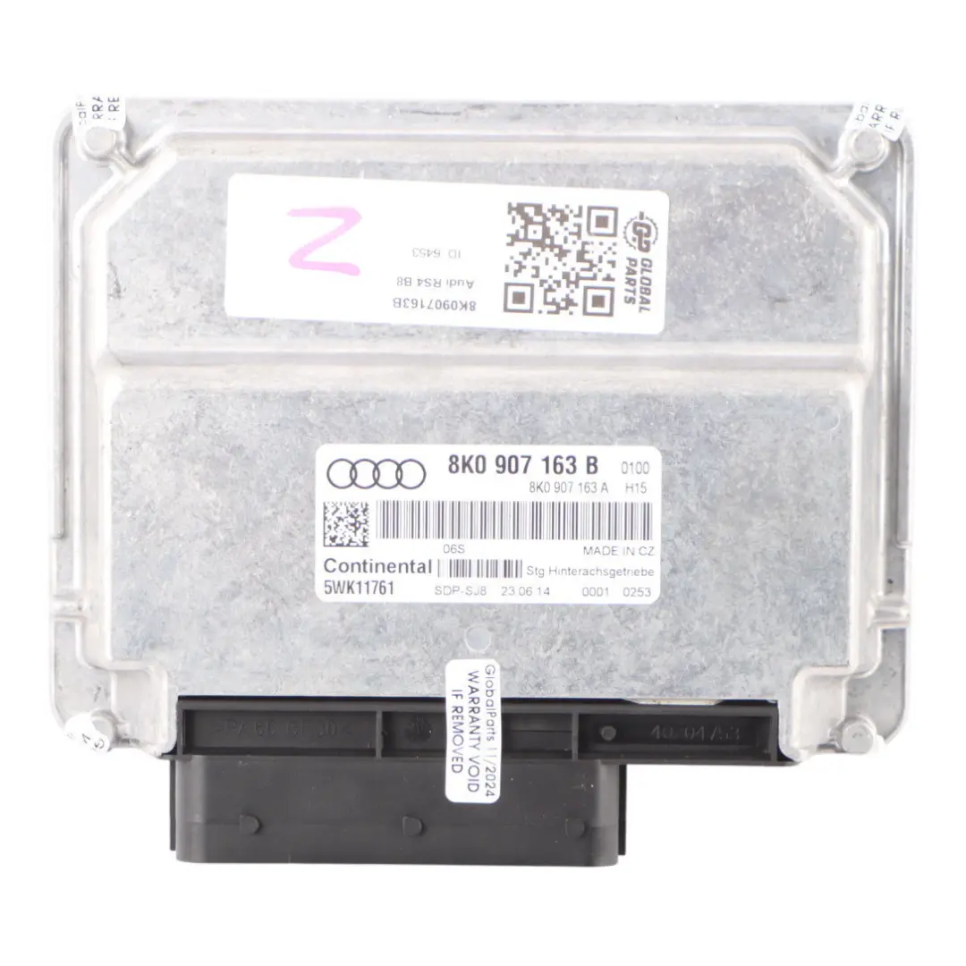Audi RS4 B8 Differential Control Unit Function Module - SKU 8K0907163B - Part number 8K0907163B