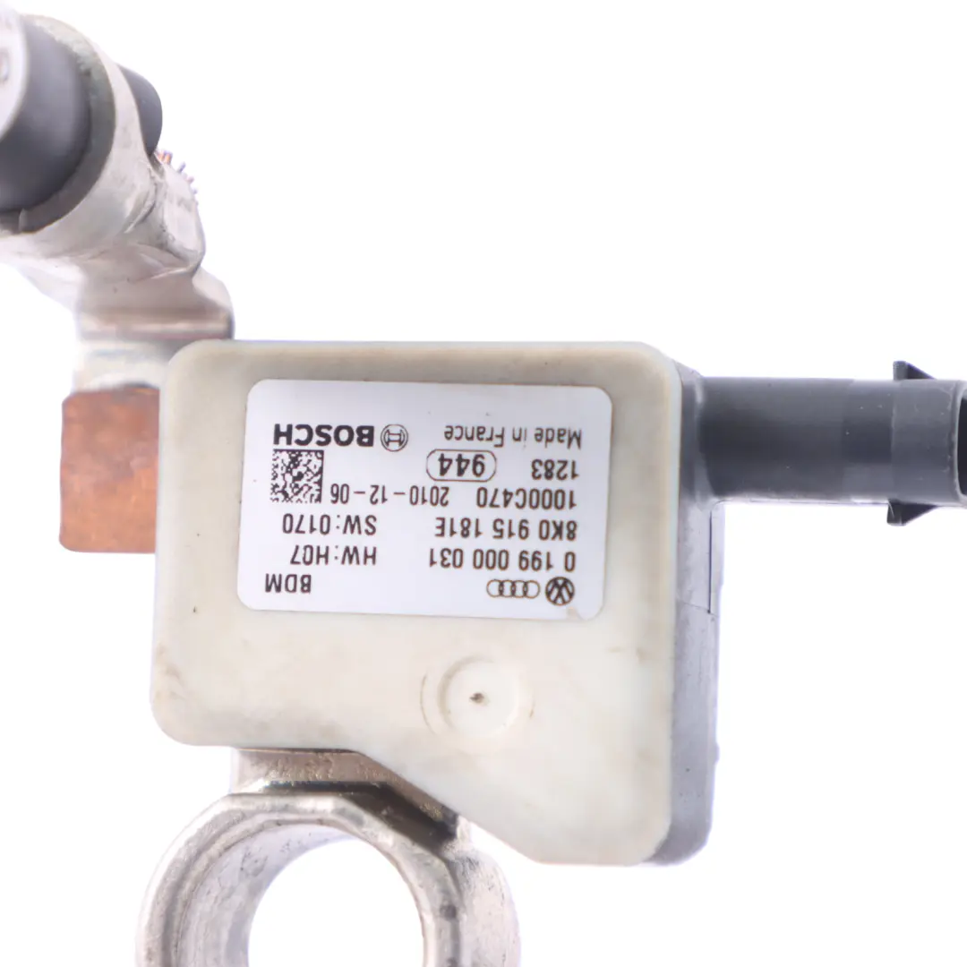 AUDI A4 B8 Battery Negative Cable Clamp Control Module Terminal - SKU 8K0915181E - Part number 8K0915181E