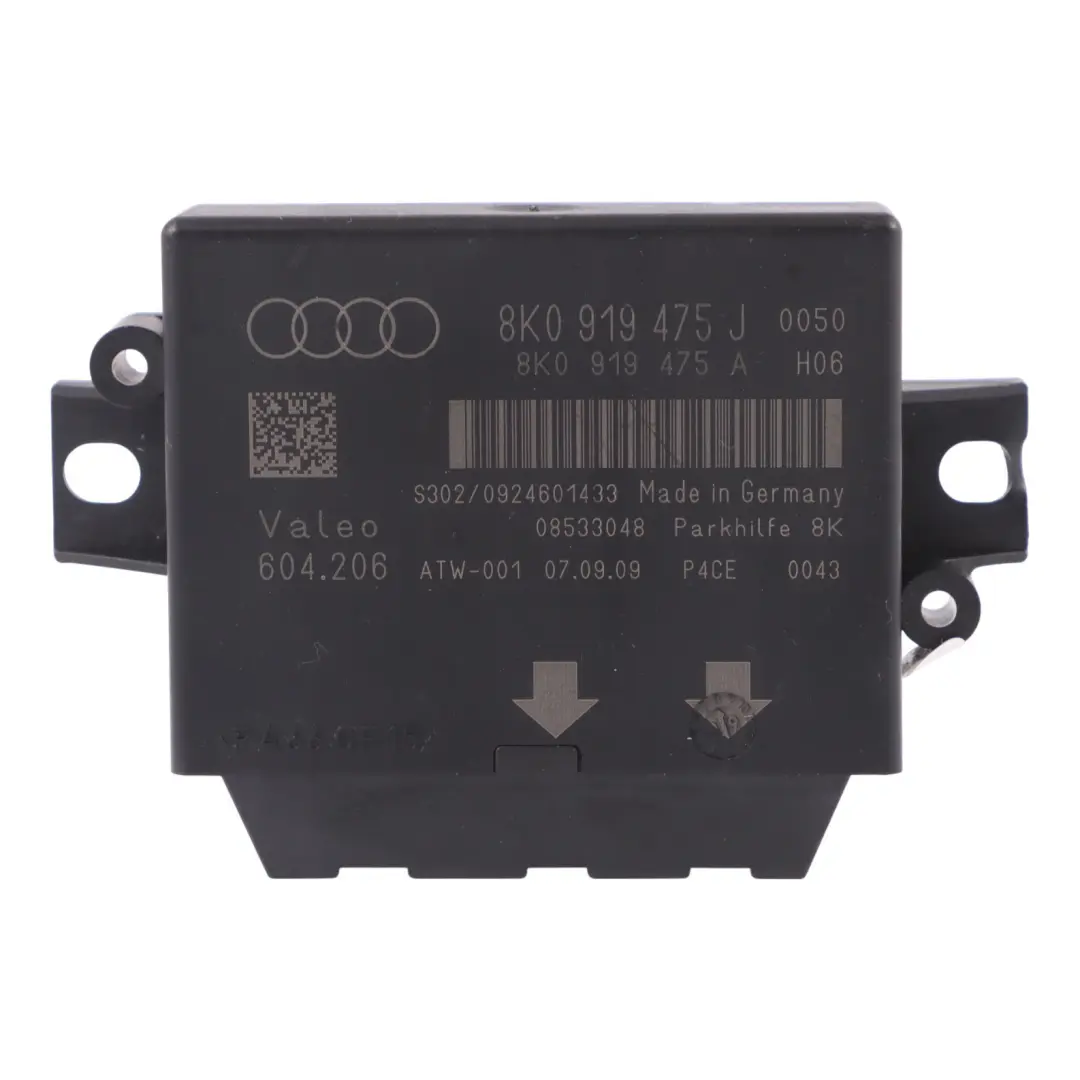 PDC Assistance Parking Distance Control Module Unit ECU to Audi A4 B8 with Part number 8K0919475J Audi A4 B8 PDC Assistance Parking Distance Control Module Unit ECU - SKU 8K0919475J - Part number 8K0919475J