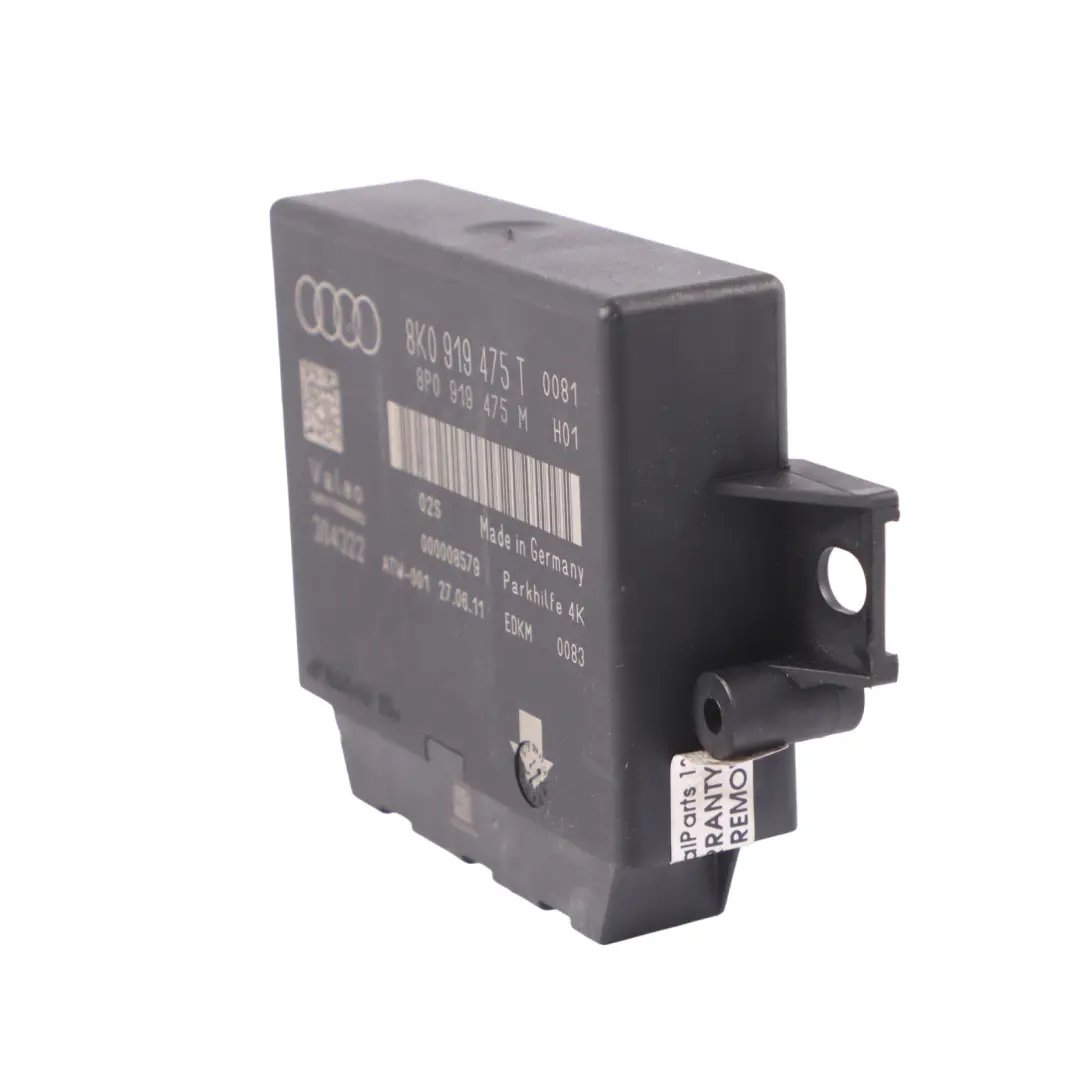Audi A5 8T PDC Parking Distance Control Module Unit Valeo - SKU 8K0919475T - Part number 8K0919475T
