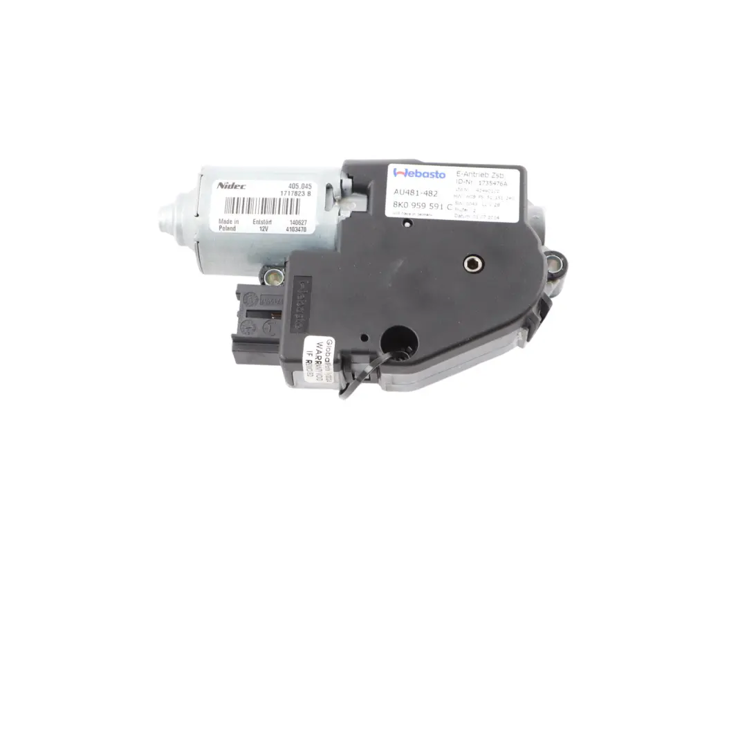 Audi RS4 B8 unità idraulica tetto apribile motore pompa top - SKU 8K0959591B - Numero di parte 8K0959591B