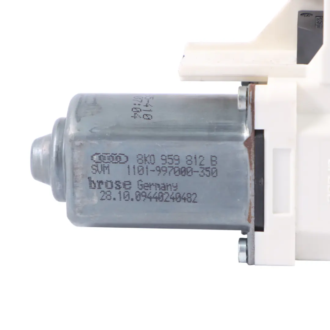 Audi A6 C6 Mecanismo Motor Ventana Trasera Regulador Derecho - SKU 8K0959812B - Número de pieza 8K0959812B