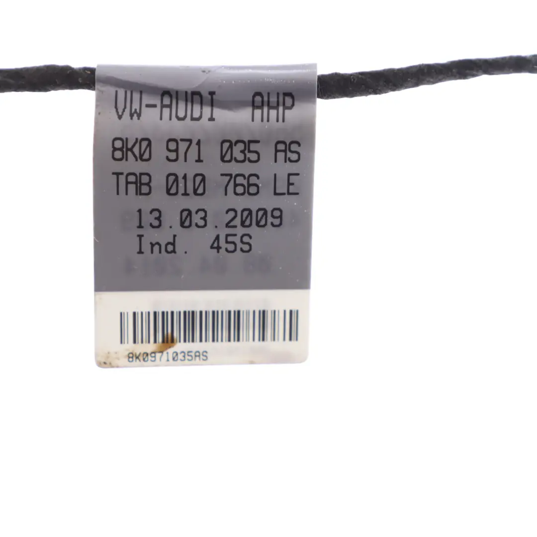 Cableado Arnés Puerta Delantero Izquierdo para Audi RS4 B8 con número de pieza 8K0971035AS Audi RS4 B8 Cableado Arnés Puerta Delantero Izquierdo - SKU 8K0971035AS - Número de pieza 8K0971035AS