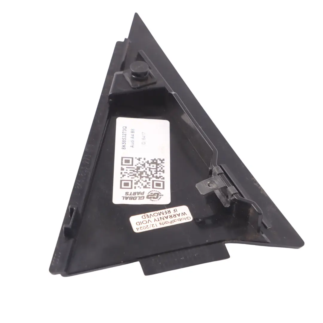 Garniture du couvercle Porte Arrière Gauche pour Audi A4 A8 à propos du numéro de pièce 8K5853273Q Audi A4 A8 Garniture du couvercle Porte Arrière Gauche - SKU 8K5853273Q - Numéro de pièce 8K5853273Q