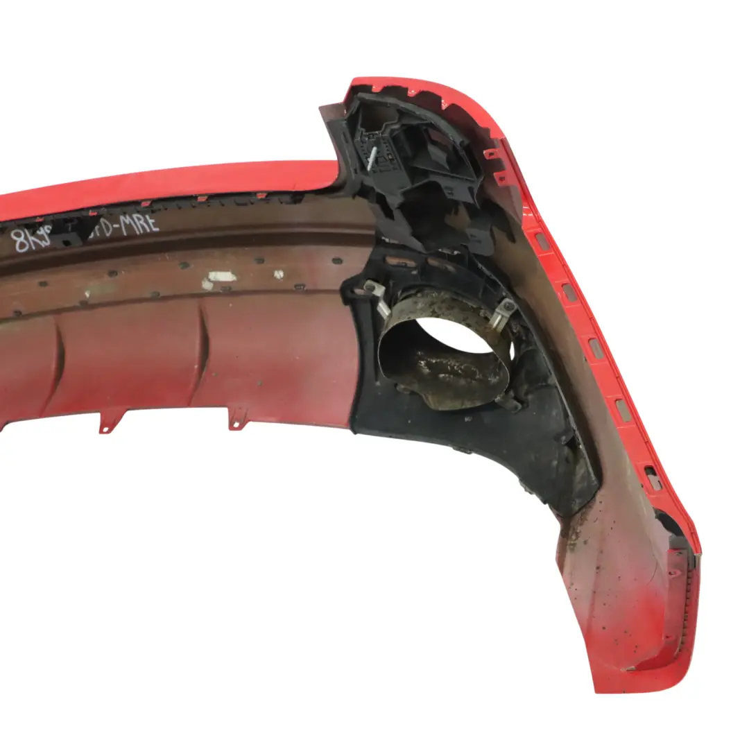 Bumper Trim Panel Covering Misano Red Pearl - Z3M to Audi RS4 B8 Rear with Part number 8K9807067D Audi RS4 B8 Rear Bumper Trim Panel Covering Misano Red Pearl - Z3M - SKU 8K9807067D-MRE - Part number 8K9807067D