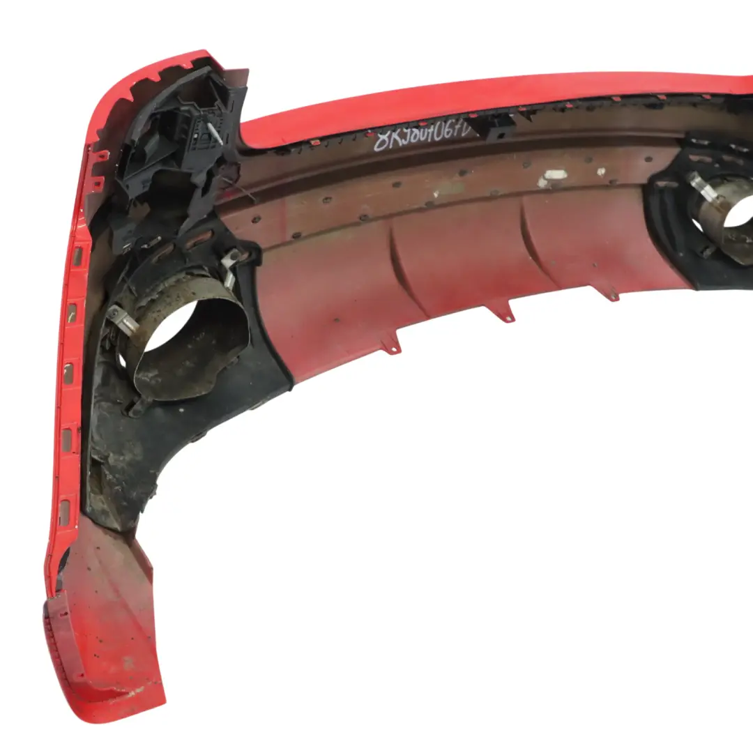 Audi RS4 B8 Rear Bumper Trim Panel Covering Misano Red Pearl - Z3M - SKU 8K9807067D-MRE - Part number 8K9807067D