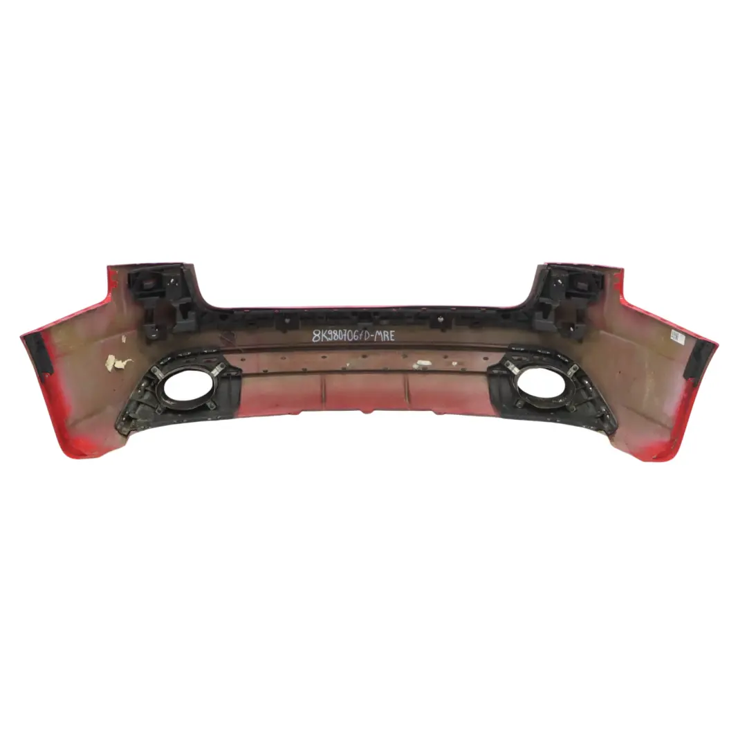 Audi RS4 B8 Rear Bumper Trim Panel Covering Misano Red Pearl - Z3M - SKU 8K9807067D-MRE - Part number 8K9807067D