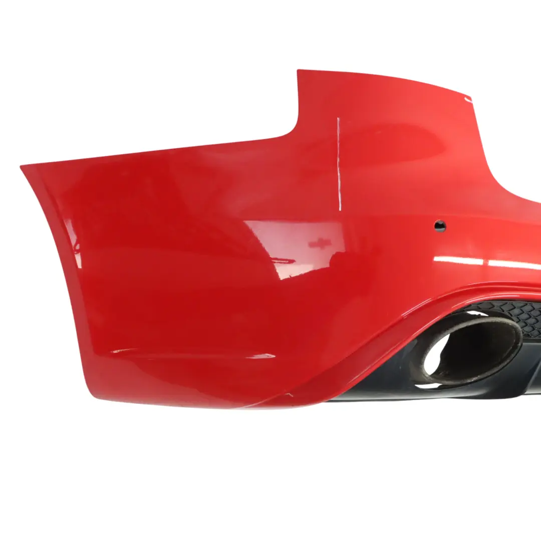 Audi RS4 B8 Rear Bumper Trim Panel Covering Misano Red Pearl - Z3M - SKU 8K9807067D-MRE - Part number 8K9807067D