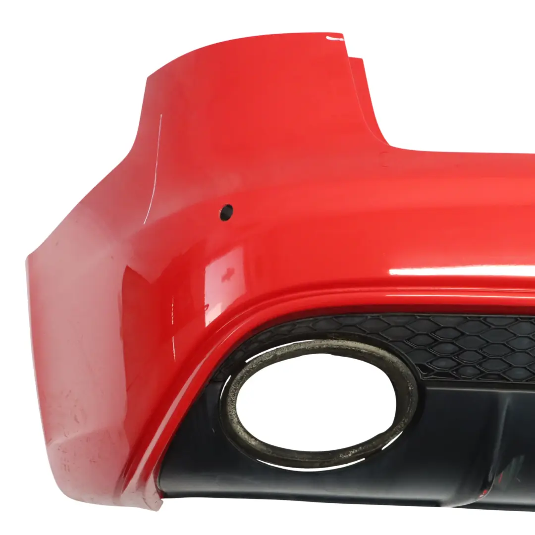 Audi RS4 B8 Rear Bumper Trim Panel Covering Misano Red Pearl - Z3M - SKU 8K9807067D-MRE - Part number 8K9807067D