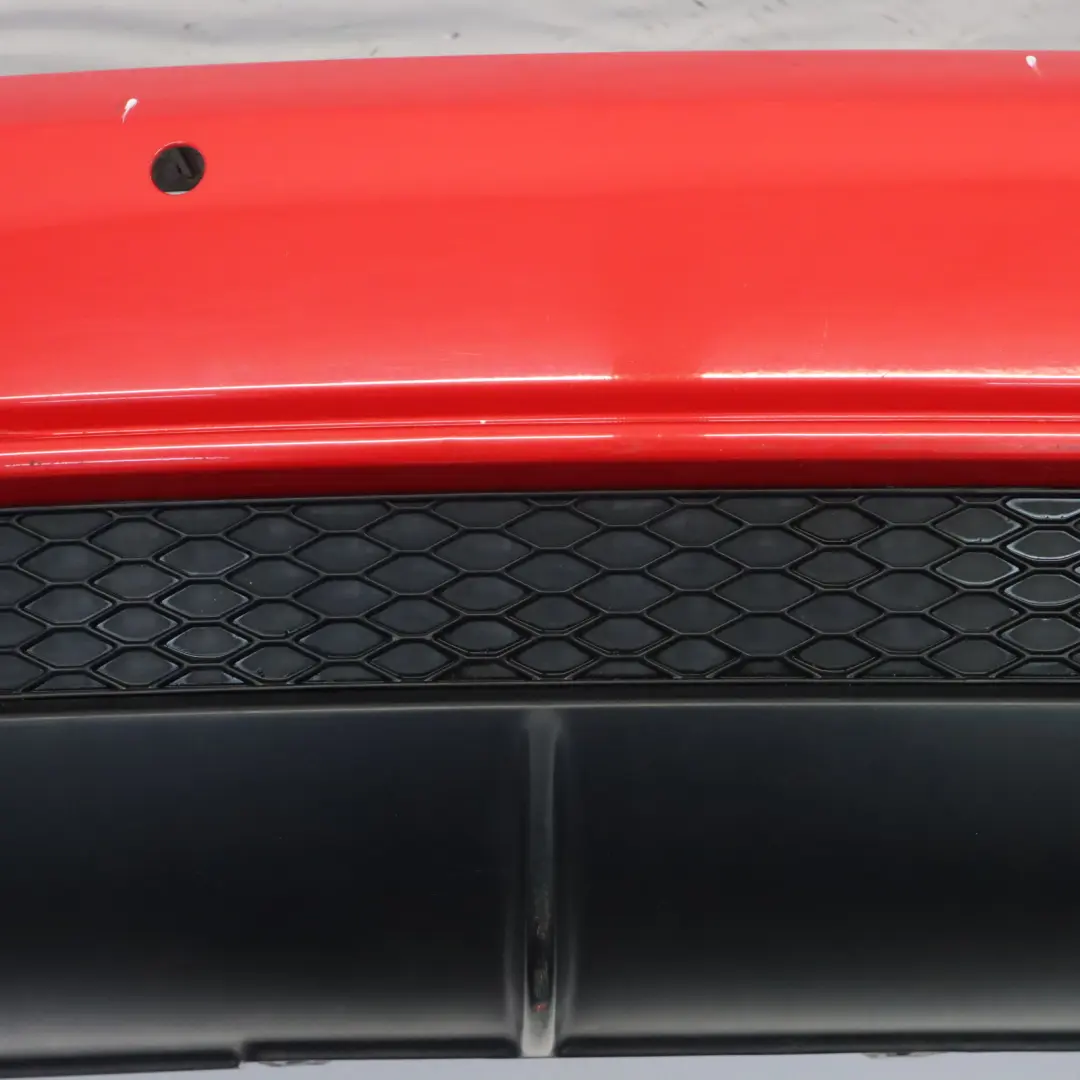 Audi RS4 B8 Rear Bumper Trim Panel Covering Misano Red Pearl - Z3M - SKU 8K9807067D-MRE - Part number 8K9807067D