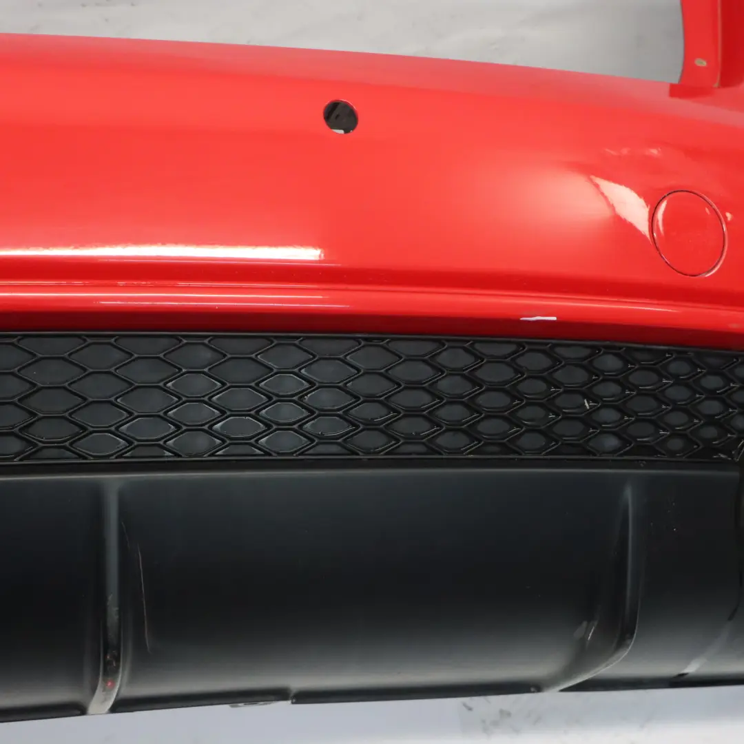 Audi RS4 B8 Rear Bumper Trim Panel Covering Misano Red Pearl - Z3M - SKU 8K9807067D-MRE - Part number 8K9807067D