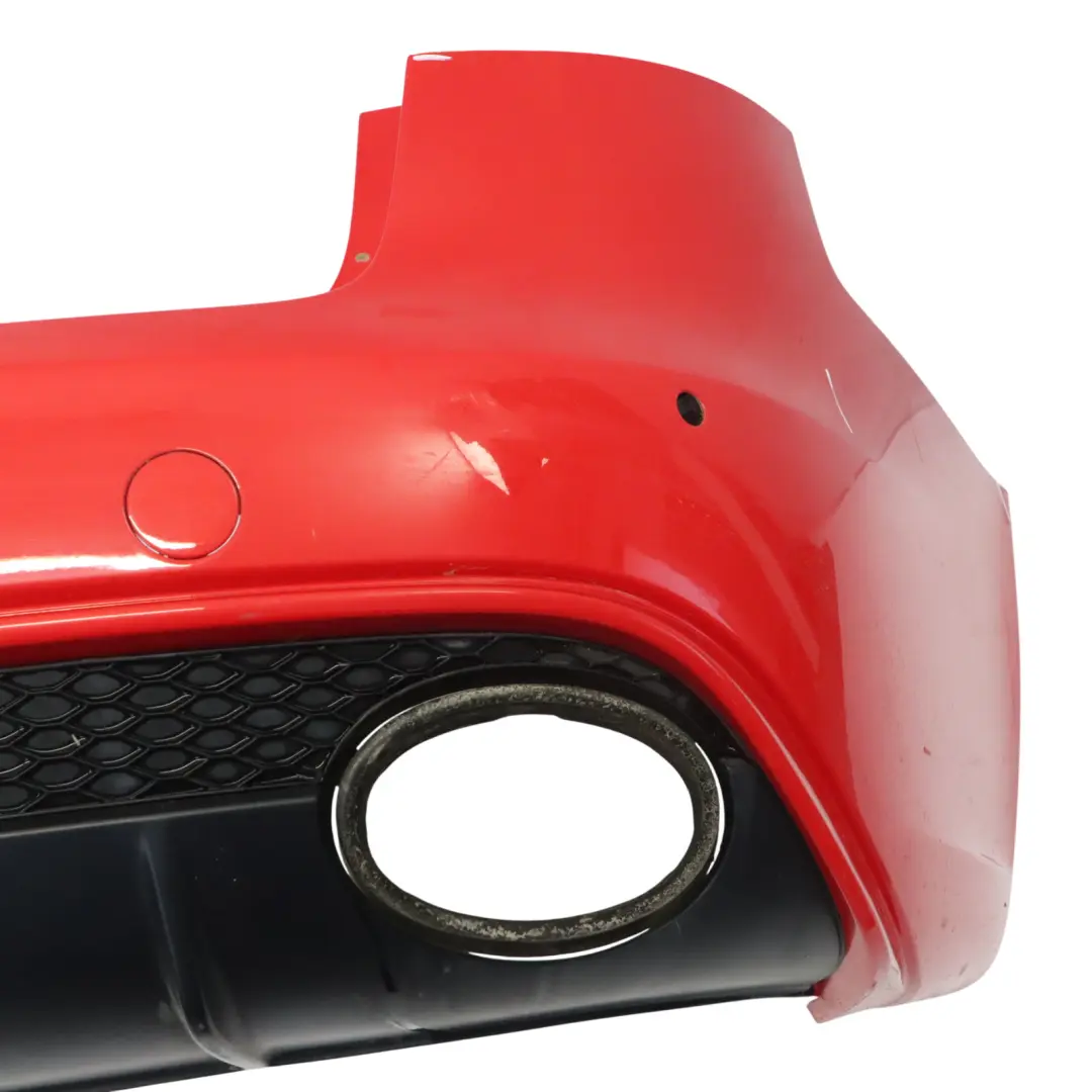 Audi RS4 B8 Zderzak Tylny Misano Red Pearl Czerwony - Z3M - SKU 8K9807067D-MRE - Numer Części 8K9807067D
