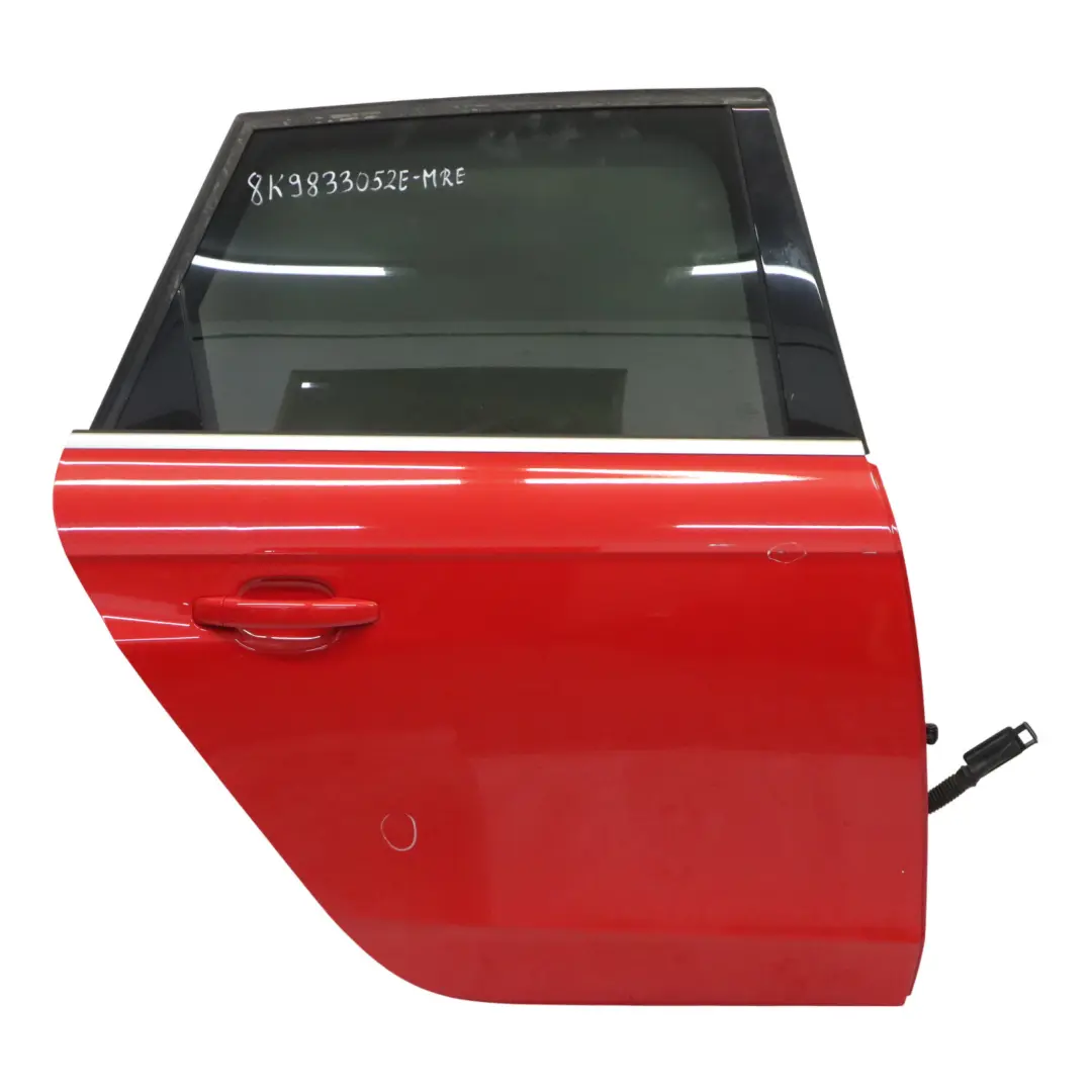 Audi RS4 A8 Avant Rear Door Left N/S Misano Red Pearl - Z3M - SKU 8K9833052E-MRE - Part number 8K9833052E