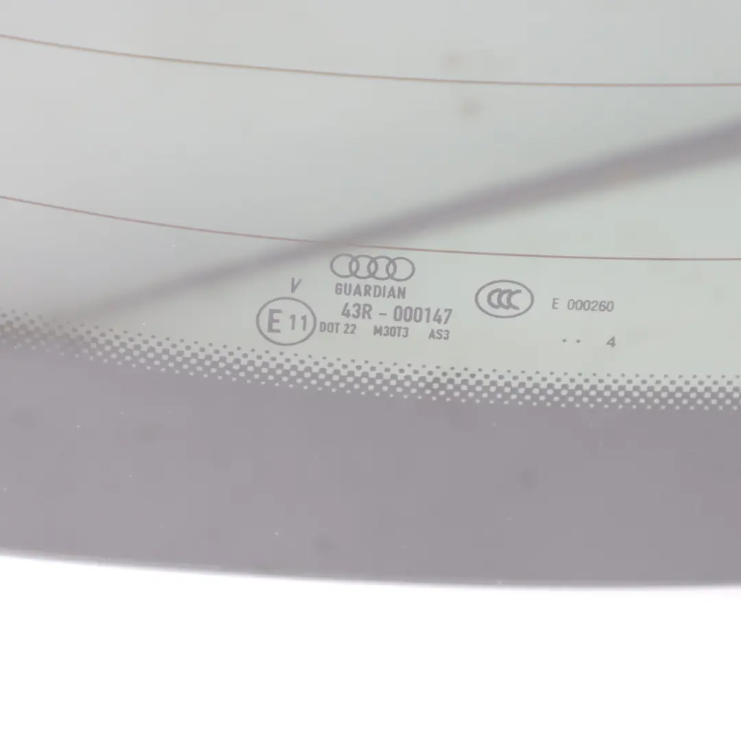 Audi A4 B8 Avant Rear Window Glass Glazing Tinted - SKU 8K9845501C - Part number 8K9845501C