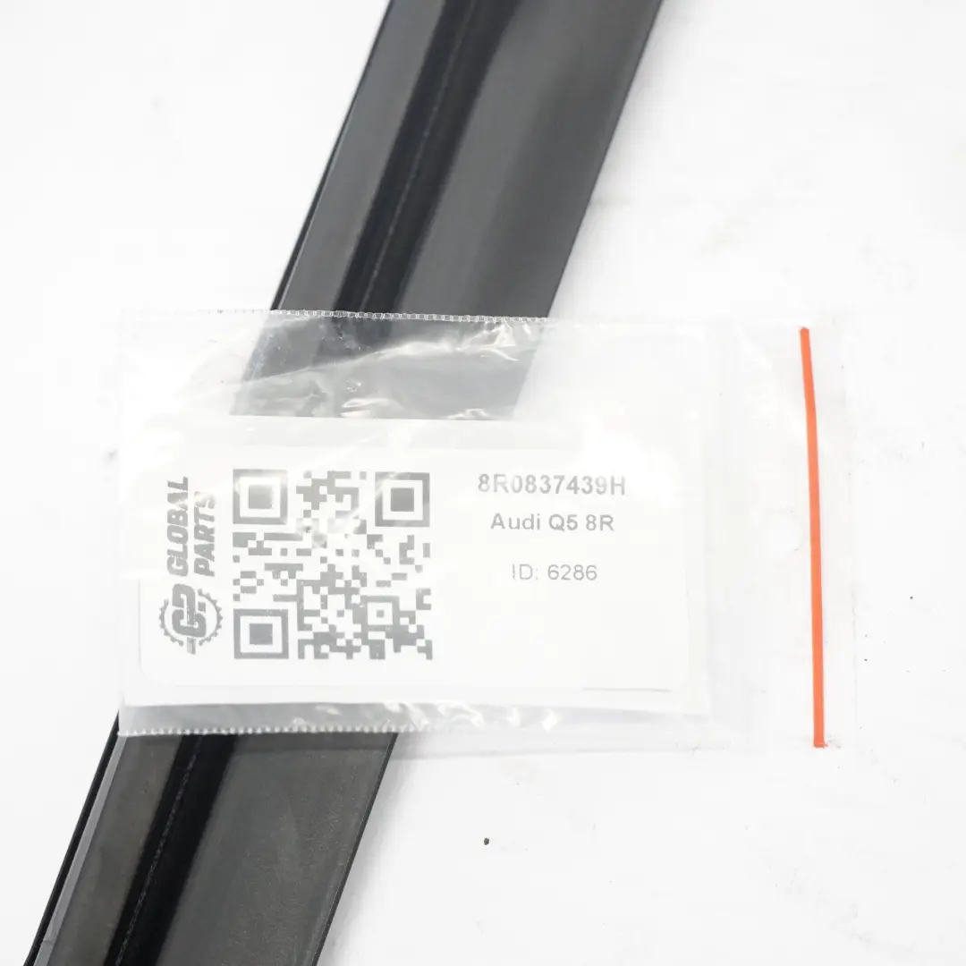 Audi Q5 8R Door Seal Window Front Left N/S Guide Frame - SKU 8R0837439H - Part number 8R0837439H