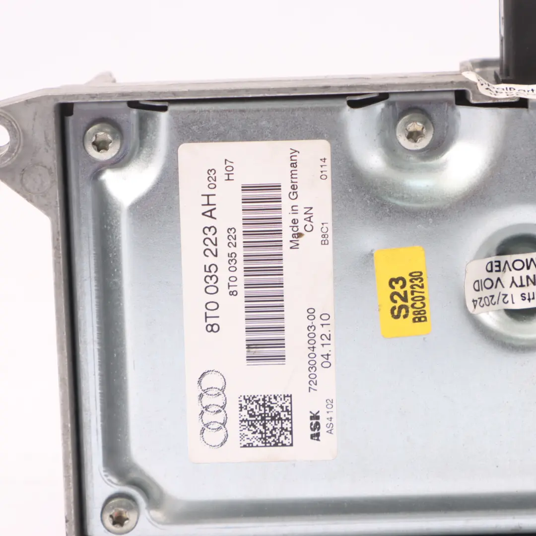 Audi A4 B8 8K A5 8T Amplificador Audio Sound Booster Módulo 8T0035223 - SKU 8T0035223AH - Número de pieza 8T0035223AH