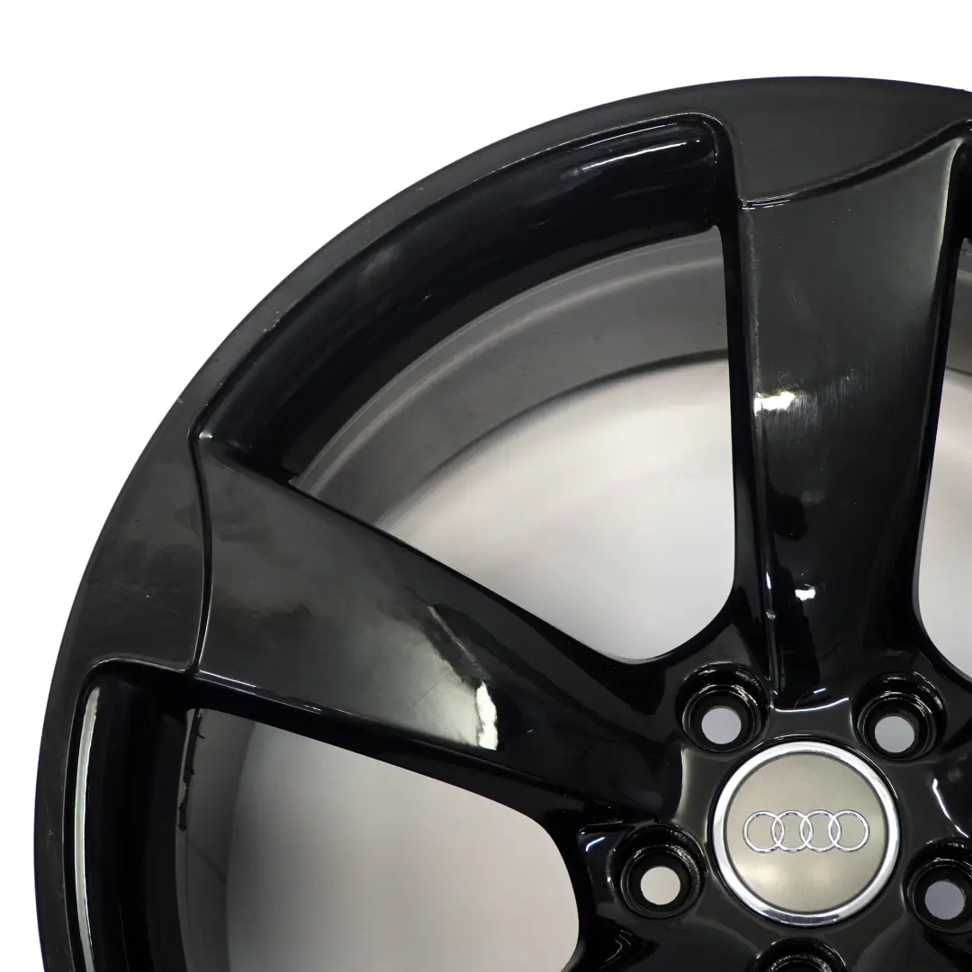 Schwarzer Rotor Leichtmetallfelge Alufelge 20" 9J ET:26 für Audi A5 8T mit Teilenummer 8T0601025DH Audi A5 8T Schwarzer Rotor Leichtmetallfelge Alufelge 20" 9J ET:26 - SKU 8T0601025DH-2 - Teilenummer 8T0601025DH