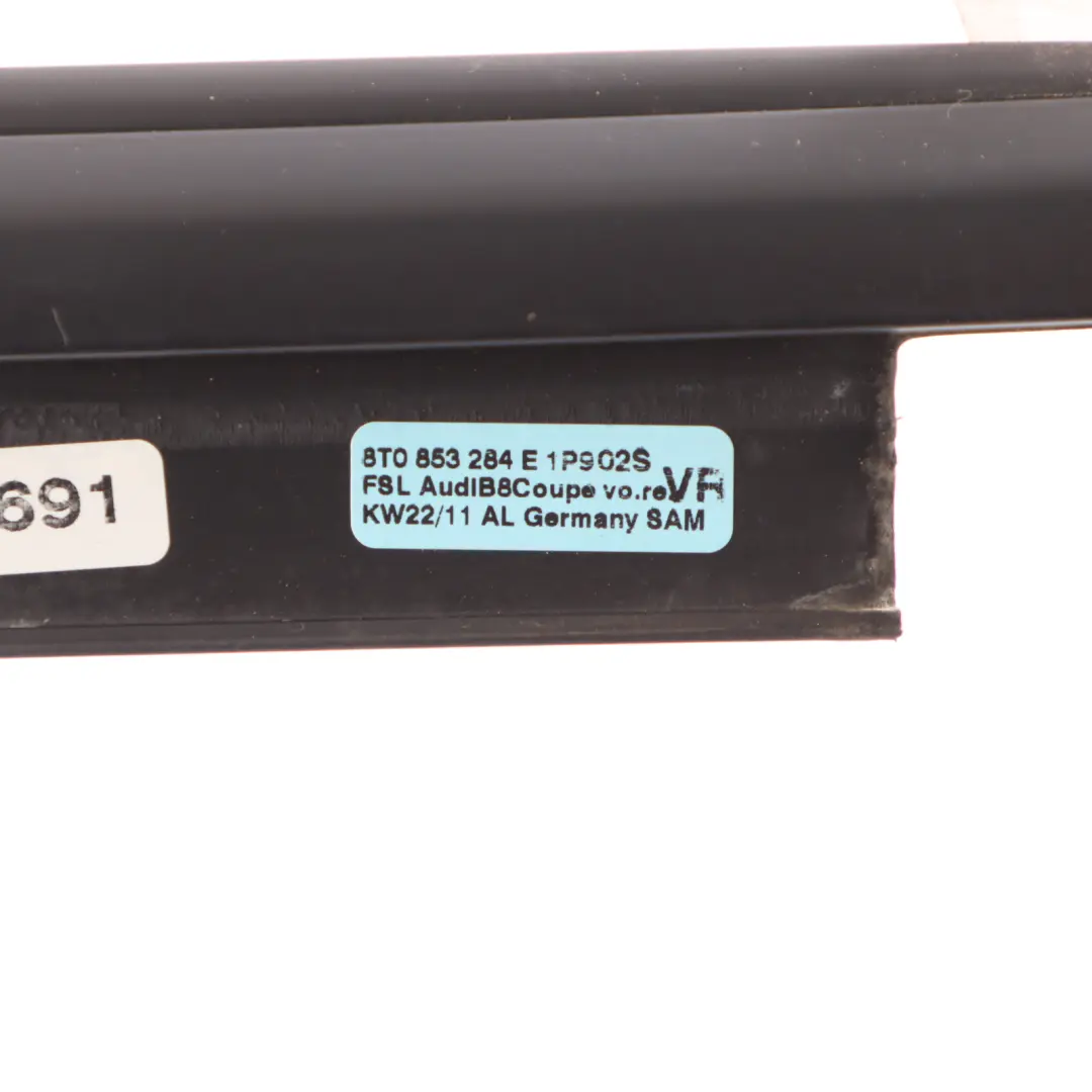 Door Weather Strip Gasket Seal Rubber Right O/S to Audi A5 S5 8T Coupe with Part number 8T0853284E Audi A5 S5 8T Coupe Door Weather Strip Gasket Seal Rubber Right O/S - SKU 8T0853284E - Part number 8T0853284E