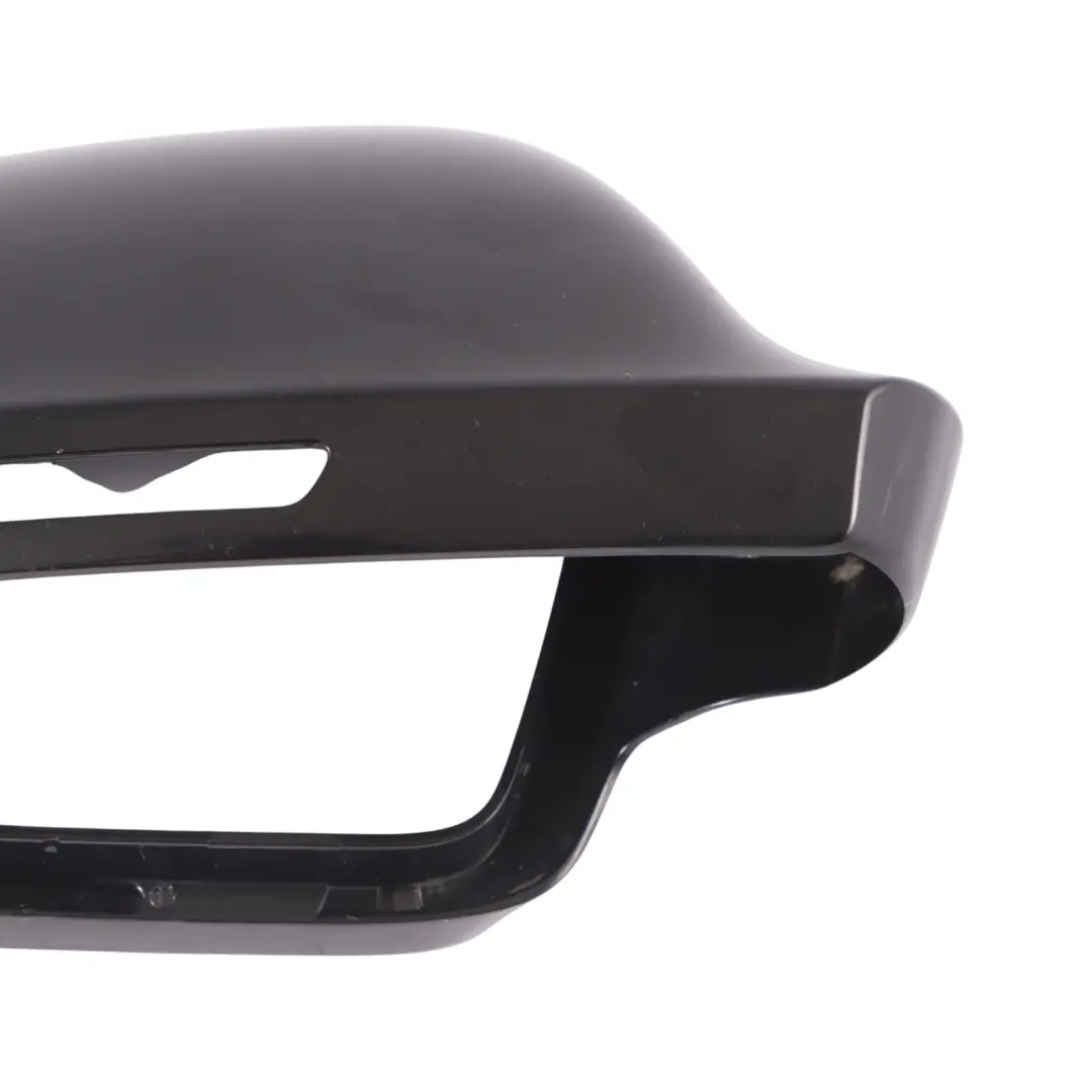 Audi A4 B8 Außenspiegel Abdeckung Gehäuse Tür Rechts Phantom Schwarz - LZ9Y - SKU 8T0857528D-PHB - Teilenummer 8T0857528D