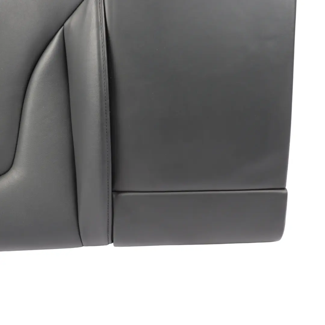 Audi S5 8T Seat Backrest Rear Right O/S Back Cover Leather Soul Black - SKU 8T0885806K - Part number 8T0885806K