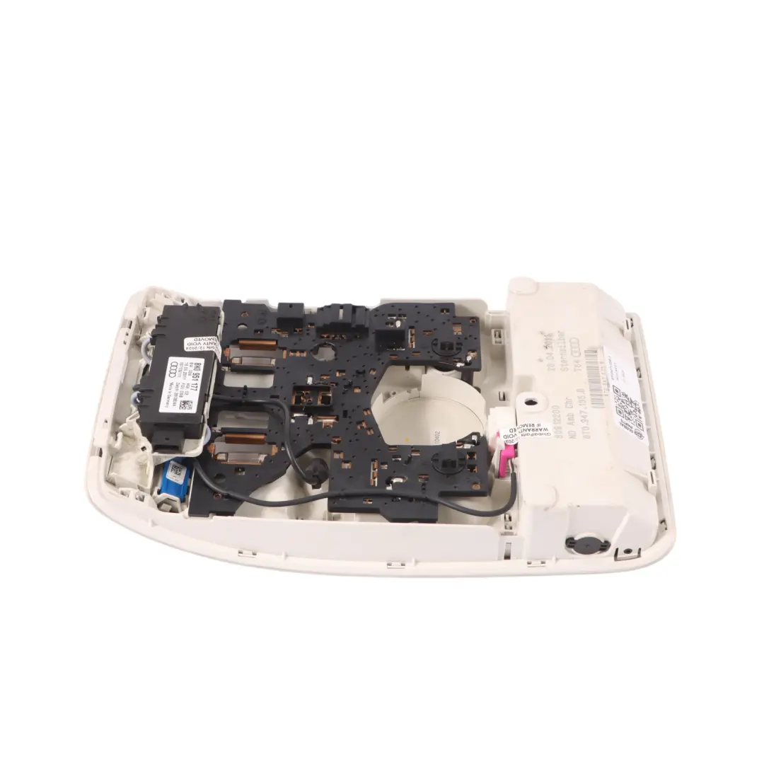 Audi A5 8T Plafond avant Toit Lampe lecture courtoisie intérieure 8T0947135BF - SKU 8T0947135B-1 - Numéro de pièce 8T0947135B-1