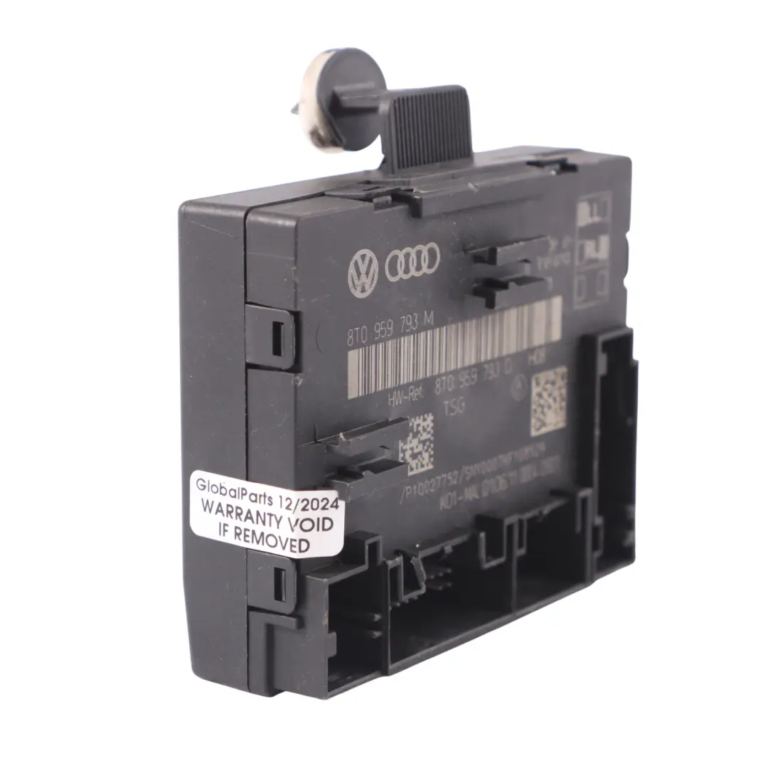 Audi A5 8T Front Door Control Module Left N/S Driver's Side Unit - SKU 8T0959793M - Part number 8T0959793M