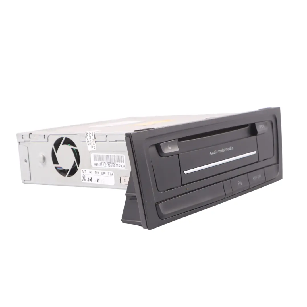 Audi A5 8T Reproductor CD Radio Multimedia MMI Unidad principal ECU - SKU 8T2035666D - Número de pieza 8T2035666D