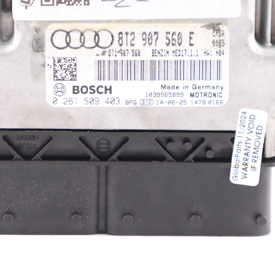 CFSA Quattro Engine ECU Kit 8T2907560E Ignition + Key to Audi RS4 B8 4.2 FSI with Part number 8T2907560E-1 Audi RS4 B8 4.2 FSI CFSA Quattro Engine ECU Kit 8T2907560E Ignition + Key - SKU 8T2907560E-1 - Part number 8T2907560E-1