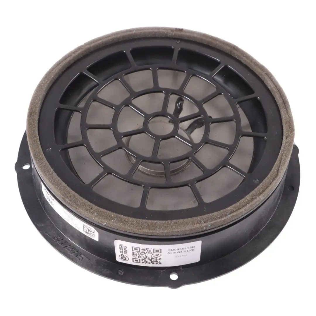 Speaker BOSE Door Front Right Left N/O/S 200mm Audi Q3 8U - SKU 8U0035415B - Part number 8U0035415B